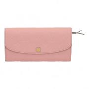 Pre-owned Leather wallets Louis Vuitton Vintage , Pink , Dames