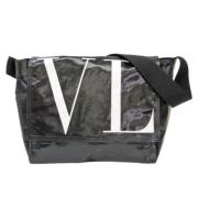 Pre-owned Canvas shoulder-bags Valentino Vintage , Black , Dames