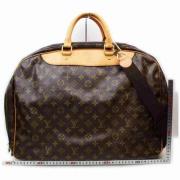 Vintage Bruine Monogram Handtas Louis Vuitton Vintage , Brown , Dames