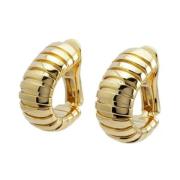 Pre-owned Yellow Gold earrings Bvlgari Vintage , Yellow , Dames
