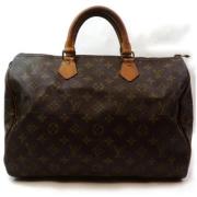 Vintage Monogram Speedy 35 Handtas Louis Vuitton Vintage , Brown , Dam...