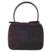 Pre-owned Suede chanel-bags Chanel Vintage , Brown , Dames