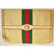 Tweedehands Canvas Tassen - Redelijke staat Gucci Vintage , Beige , Da...