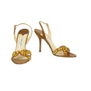 Sandalen met kralenbandjes en smalle hakken Jimmy Choo Pre-owned , Bro...