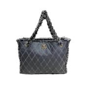 Pre-owned Fabric chanel-bags Chanel Vintage , Gray , Dames