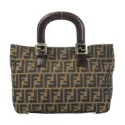 Pre-owned Canvas fendi-bags Fendi Vintage , Brown , Dames