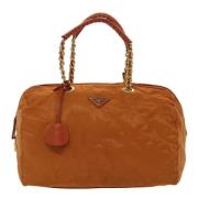 Pre-owned Canvas travel-bags Prada Vintage , Brown , Dames