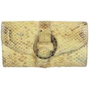 Voldoende lederen portefeuilles Bvlgari Vintage , Beige , Dames