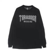 lange mouwen T-shirt Thrasher , Black , Heren