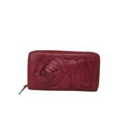 Pre-owned Leather wallets Valentino Vintage , Red , Dames