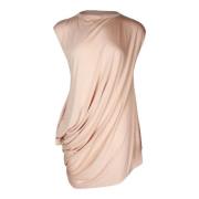 Pre-owned Viscose tops Rick Owens Pre-owned , Beige , Dames