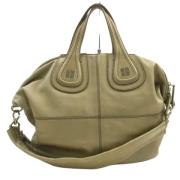 Voldoende lederen handtassen Givenchy Pre-owned , Beige , Dames