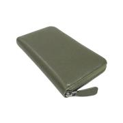 Pre-owned Leather wallets Bvlgari Vintage , Green , Dames
