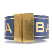 Pre-owned Leather bracelets Balenciaga Vintage , Blue , Dames