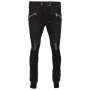 Pre-owned Cotton bottoms Balmain Pre-owned , Black , Heren
