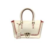 Pre-owned Leather handbags Valentino Vintage , White , Dames