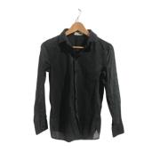 Pre-owned Cotton tops Saint Laurent Vintage , Black , Dames