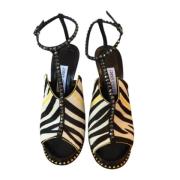 Pre-owned Pony hair sandals Jimmy Choo Pre-owned , Multicolor , Dames