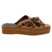 Authentieke Bruine Leren Espadrilles Jimmy Choo Pre-owned , Brown , Da...