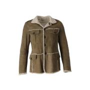 Pre-owned Faux Fur outerwear Yves Saint Laurent Vintage , Brown , Unis...