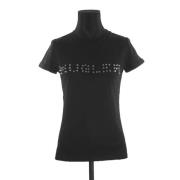 Pre-owned Cotton tops Mugler Pre-owned , Black , Dames