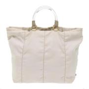 Pre-owned Fabric handbags Prada Vintage , White , Dames