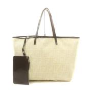 Pre-owned Draagtas Fendi Vintage , Beige , Dames