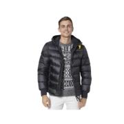 Zwarte gewatteerde jas Pharrell model Parajumpers , Black , Heren