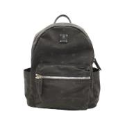 Pre-owned Nylon backpacks MCM Pre-owned , Black , Unisex