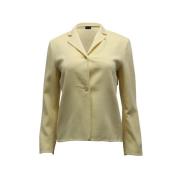 Pre-owned Wool outerwear Michael Kors Pre-owned , Yellow , Dames