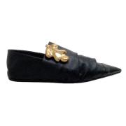 Zwarte leren wrap loafers Jil Sander Pre-owned , Black , Dames