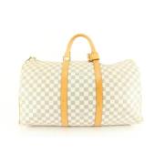 Tweedehands weekendtas Louis Vuitton Vintage , Beige , Dames