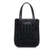 Pre-owned Leather handbags Miu Miu Pre-owned , Black , Unisex