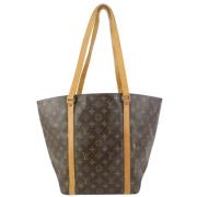 Vintage Boodschappentas Louis Vuitton Vintage , Brown , Dames