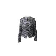 Pratilled stof bovenkleding Armani Pre-owned , Black , Dames