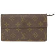 Canvas Portemonnees, Tweedehands, Gemaakt in Frankrijk Louis Vuitton V...