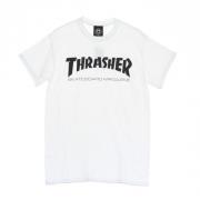 Skatemag tee t -shirt Thrasher , White , Heren