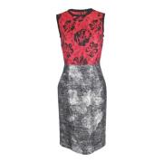 Pre-owned Acetate dresses Dolce & Gabbana Pre-owned , Gray , Dames