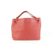 Vintage Tweedehands Leren Handtas Bottega Veneta Vintage , Pink , Dame...