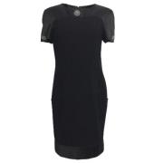 Pre-owned Wool dresses Chanel Vintage , Black , Dames