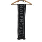 Pre-owned Wool scarves Balenciaga Vintage , Black , Unisex