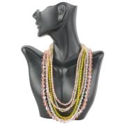 Multicolor Stoffen Ketting Chanel Vintage , Multicolor , Dames