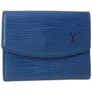 Tweedehands portemonnees Louis Vuitton Vintage , Blue , Dames