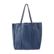 Pre-owned Leather balenciaga-bags Balenciaga Vintage , Blue , Dames