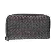 Pre-owned Leather wallets Bottega Veneta Vintage , Black , Dames