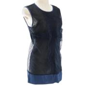 Pre-owned Nylon tops Chanel Vintage , Blue , Dames
