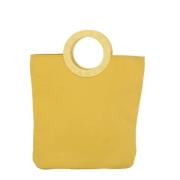 Pre-owned Fabric handbags Celine Vintage , Yellow , Dames
