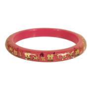 Rood Stoffen Louis Vuitton Armband Louis Vuitton Vintage , Red , Dames