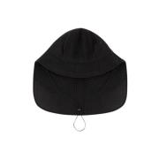 Zwarte synthetische bucket hoed Y-3 , Black , Dames