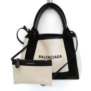 Pre-owned Canvas balenciaga-bags Balenciaga Vintage , Beige , Dames